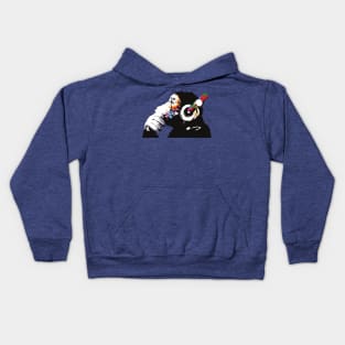 BANKSY DJ Monkey Thinker Kids Hoodie